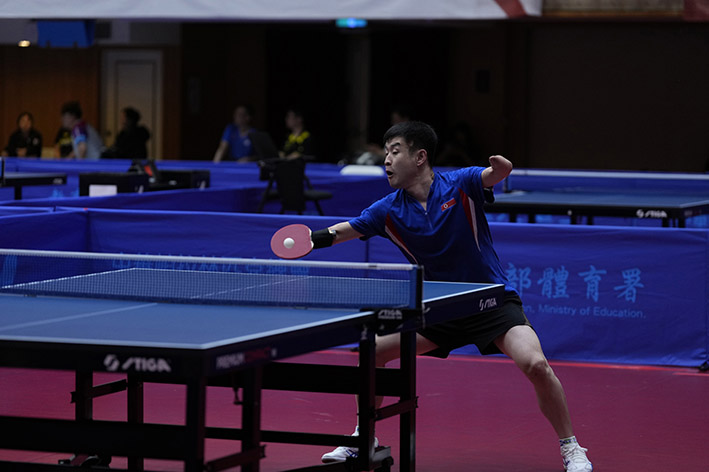 Dream and ideal of disabled table-tennis player